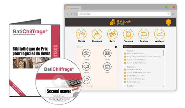 Batappli logiciel devis facture en ligne avec batichiffrage inclu