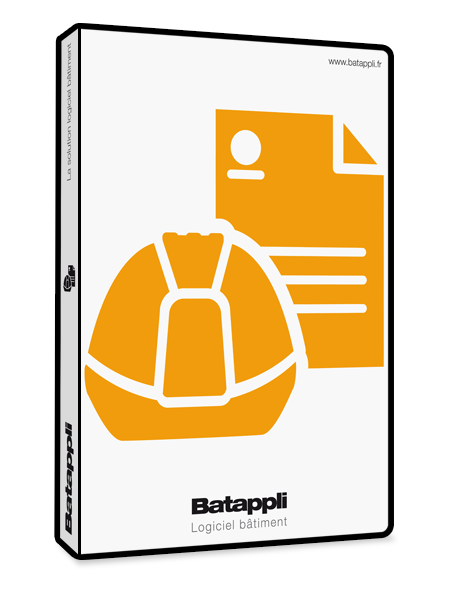 Illustration de la boîte du logiciel Batappli pour artisan du BTP