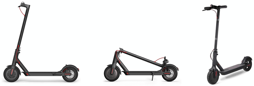 apercu photo trotinette scooter xiamomi m365 electrique trottinette design fiable