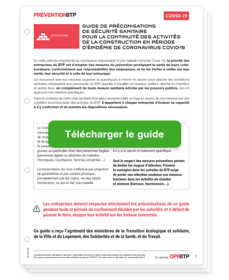 telecharger guide chantier travailler pendant covid 19 preconisations artisans btp en pdf