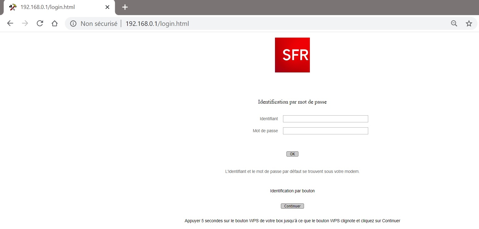 configuration redirection port sfr box sfrbox bureau a distance 01